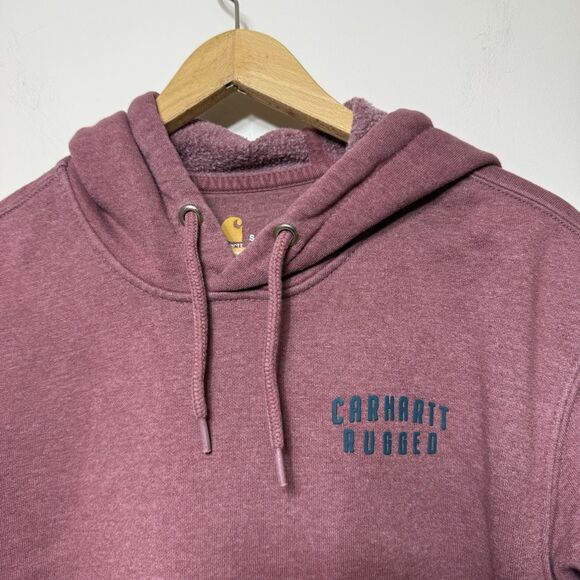 Carhartt Other - Carhartt Original Fit Hoodie Pull Over Mens Small Rugged Fullback Print Design